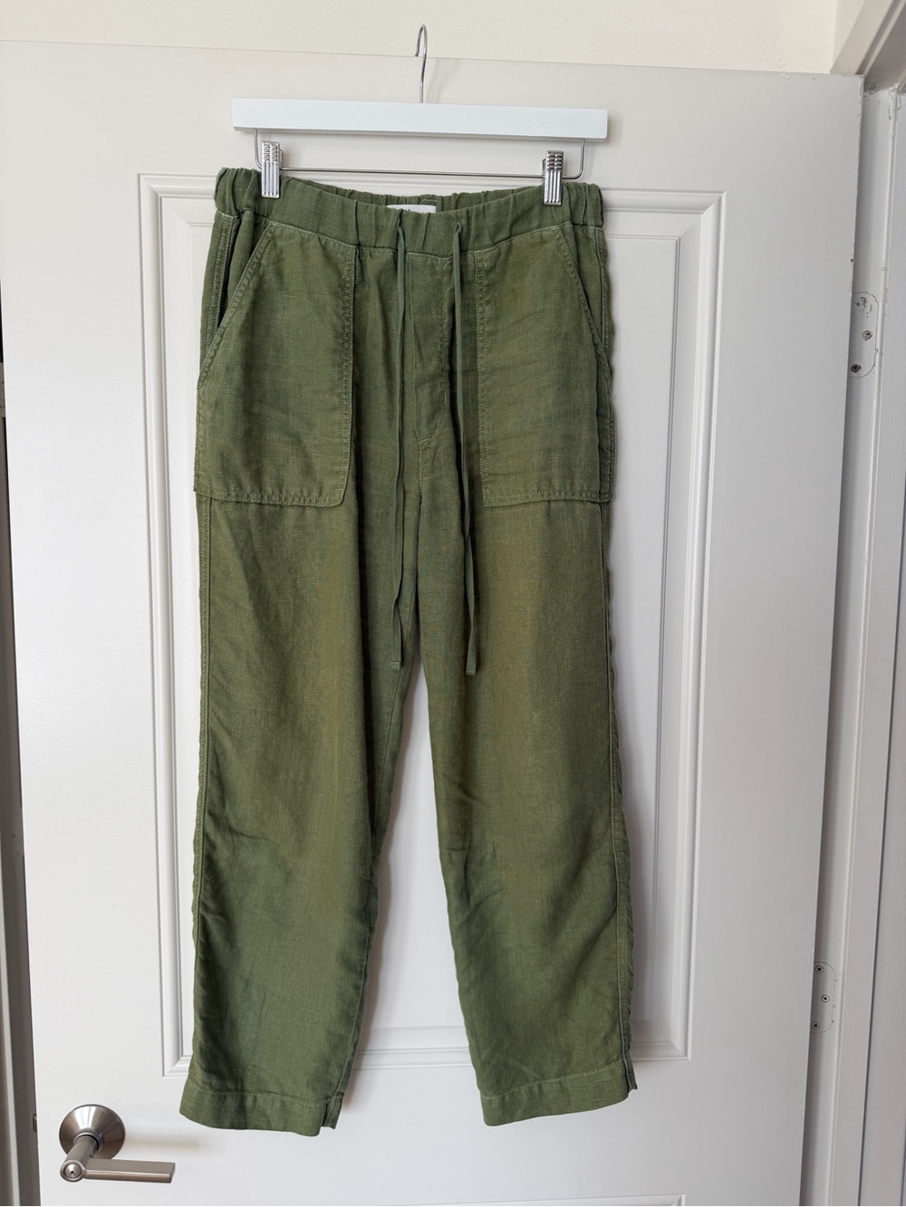 Velvet by Graham & Spencer Olive Linen Pants vintage